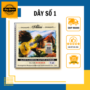 1 Dây guitar lẻ dây đàn guitar classic Alice AC106 (A106) dây nilon 1-2-3-4 dành cho đàn ghitar cổ điển Duy Guitar Store