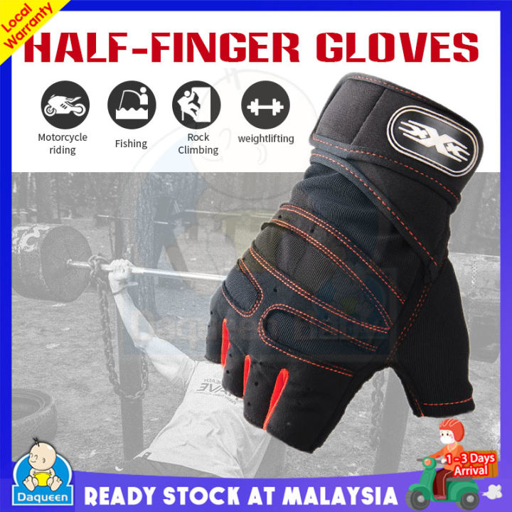 Half Finger Gloves Motorcycle Motor Non-Slip Riding Glove