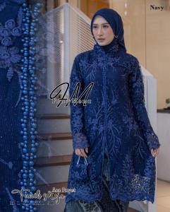 Atasan Kebaya Seroja Tile Payet Terbaru / Kebaya AZk23 Wanita Cantik Elegan Formal Kekinian 2023