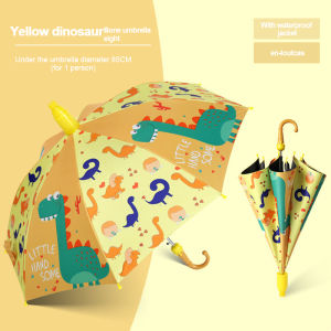 ChildrenS Umbrella Long Handle Automatic Sun Umbrella Cartoon Cute Umbrella For Boys And Girls Waterproof Cover