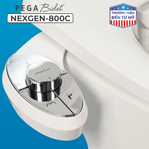 Thiết bị xịt rửa gắn bồn cầu thế hệ mới NEXGEN PEGA Bidet 2 vòi rửa nam nữ riêng biệt thương hiệu Mỹ
