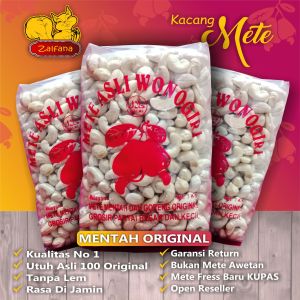 KACANG METE MENTAH 0.5KG SUPER KHAS WONOGIRI