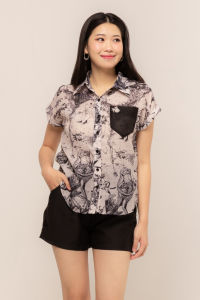 RIMINI - Setelan Wanita Celana Casual Lengan Pendek Size XS-XL -  Garnet Set CC29700-CC29632