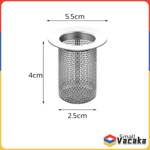 Vacaka Multifunctional Stainless Steel Floor Drain Bathroom Sink Drain Strainer Hair Catcher Anti-clog Trap