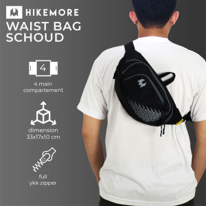 Waistbag Casual Outdoor Pria Wanita Hikemore Schoud