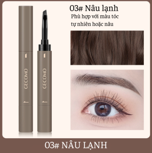 Bút Kem Kẻ Lông Mày Mi Mắt Bọng Mắt Cao Cấp Kẻ Mi Mắt Siêu Nét 3 Chiều Tự Nhiên MINSHZEE Tạo Chân Mày Tự Nhiên Chống Thấm Nước Chống Mồ Hôi Không Lem