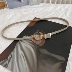 Panda SJK Belts Women Elastic Thin Bow Waistband Ladies Jeans Pants Korean Fashion Dress Female Adjustable Slim Sweet Luxury Belt tali pinggang perempuan