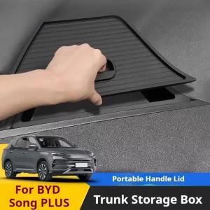 kkmf 2Pcs for BYD Song Plus DM-i Sealion 6 Song Plus EV Seal U EV 2023-2025 Trunk Storage TPE Car Storage Car Accessorie 2Z6B7