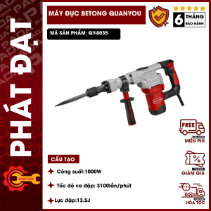 Máy Đục Betong (Nhỡ) QUANYOU QY-8035NM