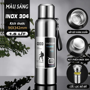 Bình giữ nhiệt Fashion Vacuumpot Inox304 cao cấp an toàn sức khỏe. Dung tích 1.5 Lít.