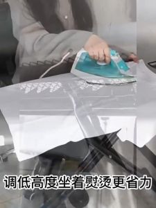 Standing Ironing Board with Premium Board Cover and Iron Rest (Dim: 90 x 30cm)