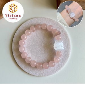 Viviann Original sterling silver High quality jade Bracelet 10mm jade Bracelet Jewelry Handmade Gifts Wholesale jade Bracelet Lovers Gift