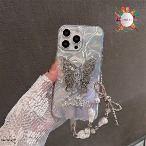 GC178 SOFTCASE SILIKON BUTTERFLY QUEEN UNTUK IPHONE X XR XS MAX 7 7+ 8 8+ 11 12 13 14 15 PROMAX GANTUNGAN HANDPHONE DA8044