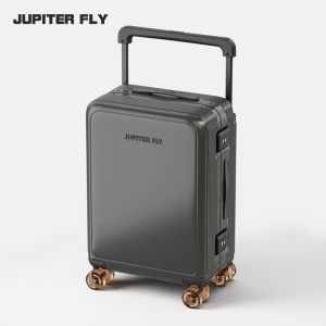 【SG】JUPITER FLY Wide Trolley Luggage Large Capacity Suitcase TSA Password Boarding Box Travel bag