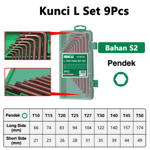 ISKU kunci l 1set komplit original/konci l 1 satu set lengkap bengkel/koncil l 1 set motor/kunci l set panjang/engkol l full set/kunci el 1set baja asli