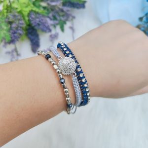 [Ready Stock SG] Penny For Your Thoughts Stacked Bracelets | Handmade Stacked Bracelets | Colorful Boho Trendy Bracelets