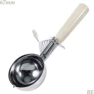 RGFV STORE Thịt viên 9 kích cỡ Hoa quả Bánh quy Phòng bếp Ngâm Dụng cụ cắt cháo thực phẩm Ice Ball Spoon Muỗng kem