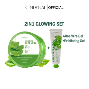 Cindynal Moisturizer Aloe Vera Gel Pelembab Wajah / Fruit Acid Exfoliating Perontok Daki