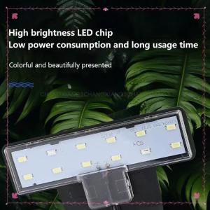 【CHANGXIANG3】 New LED không thấm nước đèn hồ cá cho bể cá cây thủy sinh phát triển Clip-on ánh sáng ánh sáng
