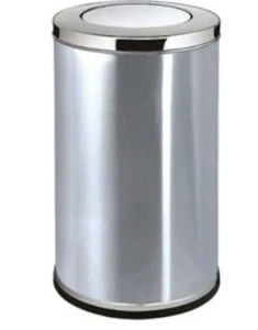 THÙNG RÁC NẮP LẬT XOAY INOX (25x61CM)