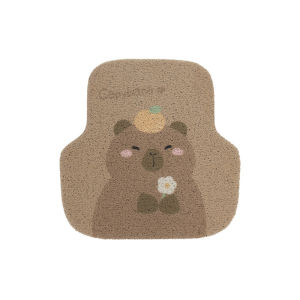 Capybara Car Floor Mat Cartoon Anti-slip Wear-resistant Car Foot Rug Cleaning Floor Mat Four Season General Anti-Dirty