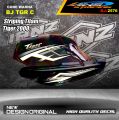 STRIPING STIKER MOTOR TIGER TERBARU / STRIPING TIGER REVO  VARIASI / STICKER STRIPING TIREV 2000 NEW DESAIN. 