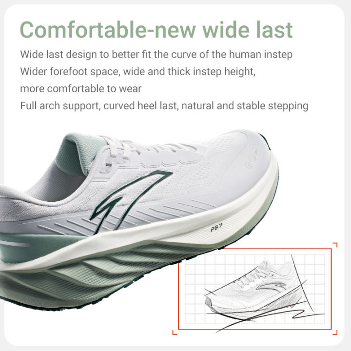 ANTA PG7 Men Running Shoes Float 2E Widefooot Waterproof Rebound ...