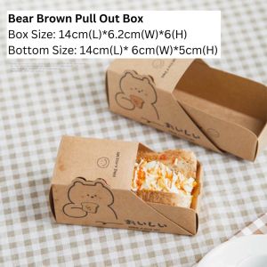 [20pcs] Disposable Sandwich Box Egg Drop Toast Paper Box Korean Breakfast Toast Box Packaging Bag Camping Picnic[20pcs] Disposable Sandwich Box Egg Drop Toast Paper Box Korean Breakfast Toast Box Packaging Bag Camping Picnic