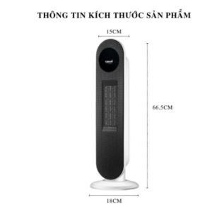 Máy Sưởi-Quạt Sưởi Đứng Bear Có Thể Xoay 90 độAn Toàn Cho Gia Đình Mùa Đông Lạnh Giá-Bảo hành 12 tháng-CONVEENIENCE Shop