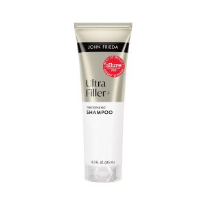 John Frieda ULTRAfiller+ Thickening Shampoo tin & Hyaluronic 8.3 fl oz    Volumizing Shampoo for Fine Thin Hair Strengthens Damaged Hair tin for  Hyaluronic Acid Fuller Results