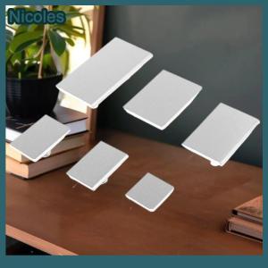 [Nicoles] 4PCS Square Glass Clamps Glass Clamp Holder Shelf Clip Aluminum Bracket Support For 5mm 6mm 8mm 10mm 12mm Thickness Board