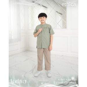 Jual Koko Anak Ethica Ladiva 01 Green Zhephyr Kahfi Kids 239 Premium JAFIR OKNARA Umur 10 11 Tahun