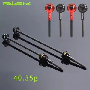 WAPKTY TC4 Titanium Alloy Bike Quick Release Skewer Quick Release Ultralight Ultralight Skewers  QR HUB Lever MTB