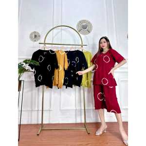 SETELAN KULOT JUMBO TIEDYE LD 140 PB 75 LP 80 BUSUI KANCING DEPAN | SETELAN MURAH | FASHION KEKINIAN