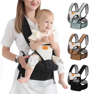 FEFDTQ Có thể điều chỉnh Địu em bé công thái học Có thể gập lại An toàn Địu ngồi hông cho trẻ sơ sinh Di động Thoáng khí Ghế quấn trẻ sơ sinh Trong 3-36 tháng