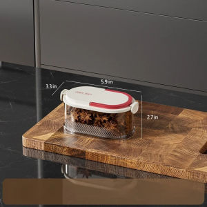 Stackable Spice Box Airtight Spice Container Sealed Moisture Proof Kitchen Storage Organizer