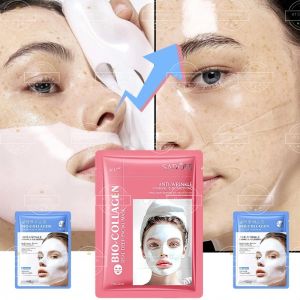new Bio Collagen Face Mask Anti Wrinkle Fade Face Fine Line Lift Firm Skin Anti-Aging Brighten Skin Care Korean Cosmetics New hot