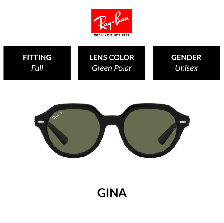 RAY-BAN GINA POLARIZED - RB4399F 901/58 - Sunglasess | Lazada.co.th