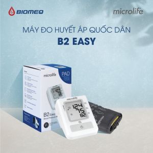 Máy Đo Huyết Áp MICROLIFE B2 Easy Phát Hiện Rối Loạn Nhịp Tim Độ Chính Xác cao Bảo Hành 5 Năm