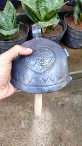 Bel Pintu Rumah Lonceng Klontong Sapi Jumbo Hitam Doff 1 Pcs