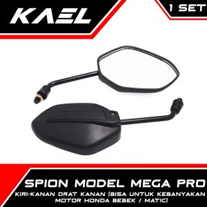 Spion Standar Honda Mega Pro Honda Beat FI-F1-Pop-eSP-Street-Carbu/Vario 110-125 Old/Blade/Revo-Absolute/Supra X 125/Grand/Karisma/CB 150R-CB150R/Verza-Verzha/Tiger-New/MegaPro Mono Shock