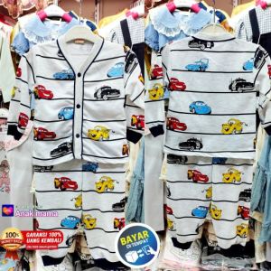 CODTERMURAH ANEKA SETELAN ANAK/PIYAMA ANAK/PIYAMA BAYI/BAJU BAYI/SPIDERMAN/ANAK COWO/CEWE 6BL-3TH/BAYI COWO/CEWE