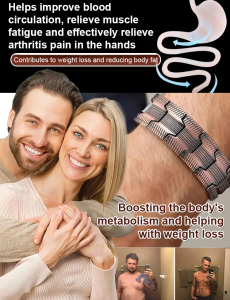 ❤️❤️Red Copper Magnetic Therapy Bracelet 红铜磁疗手链/Negative Ion Energy Magnet Bracelet/Upgraded And Widened To Enhance Red Copper Magnetic Therapy Bracelet Energy Copper Magnetic Bracelet