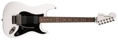 Squier Contemporary Active HH Stratocaster Electric Guitar w/Floyd Rose Rosewood FretBoard Olympic White