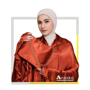M-04 | Aneska Mukena Dewasa Silk Premium 2in1 Cardenza Series
