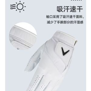 cal Golf Gloves Lambskin Soft Wear-Resistant Anti-Slip Sheepskin Hand golf Mens Single Left Hand Glove