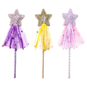 Princess Wand For Girls Party Favor Star Princess Wand Fairy Magic Wand Fairy Wand Star Glitter Wand