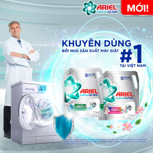Nước giặt ariel cửa trước sạch sâu hương Downy nắng sớm 3.2kg /Hương sen & nhài 3.05kg SX 2024