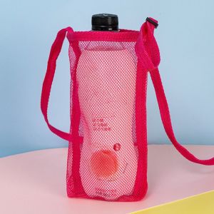 OPEAREY With Retractable Strap Water Cup Bag Umbrella Storage Mesh Visible Bag Useful Cup Accessories Cup Sleeve Pouch Sport