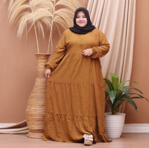 Gamis Terbaru XXXXL Remaja Kekinian Ibu Murah dan Terlaris Wanita Busui Mayung Lebaran Layesa